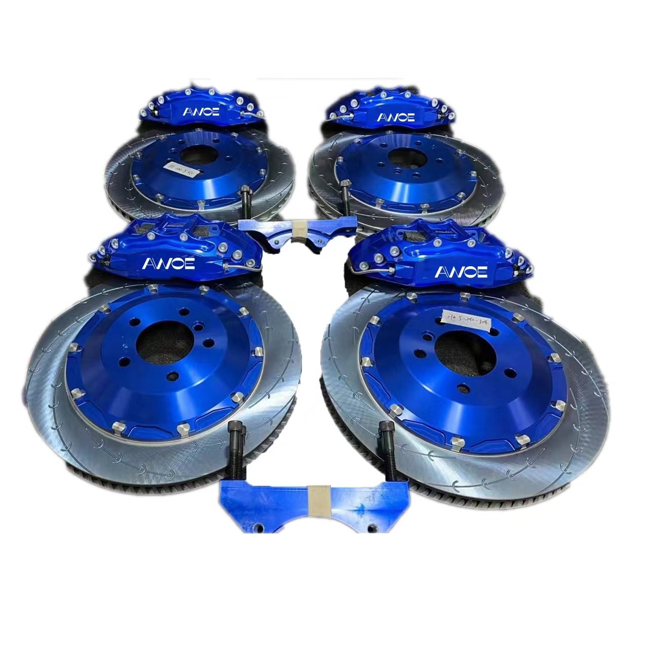EC470 670 Racing Front and Rear Brake Caliper Kit Auto Brake Big 6 Pistons 4 Pot for toyota GR 86 Yaris Bwm E90 E82 F30 F34